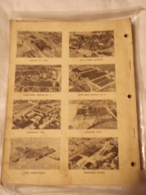 Original oliver super 55 parts book manual 1957
