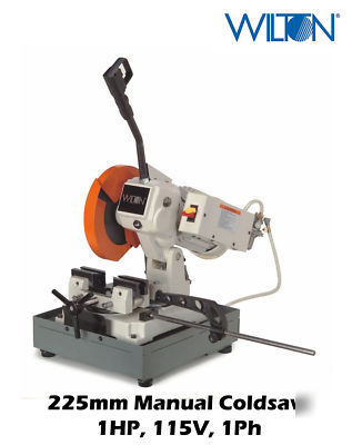 Wilton 225MM manual cold saw, 1HP, 115V, 1PH 