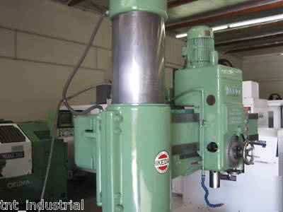  beautiful ikeda radial drill model # rm-1300 4' x 13