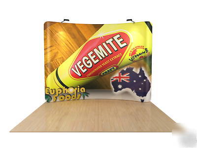 New 10FT tension fabric trade show booth display