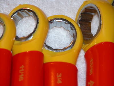 New 11-pc 1000 volt insulated box-end wrench set