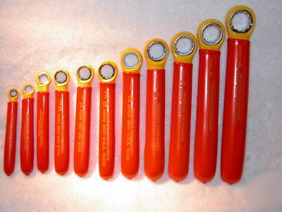 New 11-pc 1000 volt insulated box-end wrench set