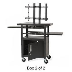 New balt adjustable height flat panel tv cart 27532