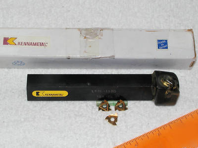 New kennametal LSSL123D threading toolholder +3 inserts 
