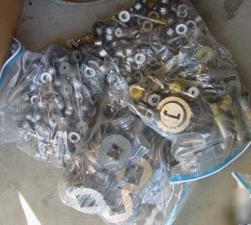 New large lot of strippit punch & die tooling 2000LBS