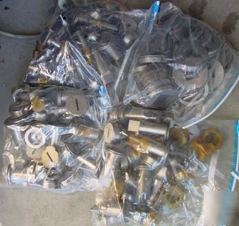 New large lot of strippit punch & die tooling 2000LBS