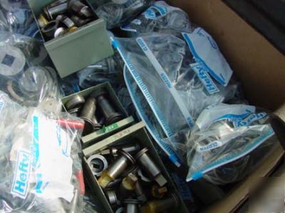 New large lot of strippit punch & die tooling 2000LBS