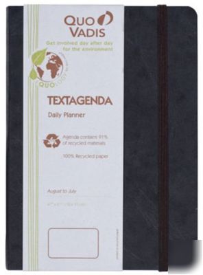 Quo vadis basic 2010-11 academic daily 4.75X6.75 black