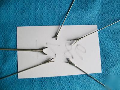 R. wolf semi-rigid cysto grasping forceps (lot of 5)