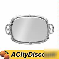 1 dozen chrome plated serving tray 18