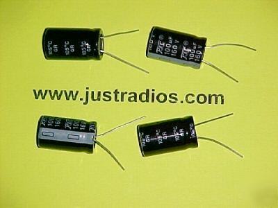 100UF @ 160V 105C radial electrolytic capacitors:qty=10