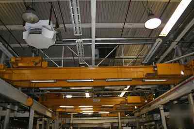 15 ton x 32' zenar double girder overhead bridge crane