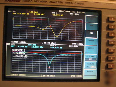 Advantest R3765C vector network analyzer 40MHZ - 3.8GHZ