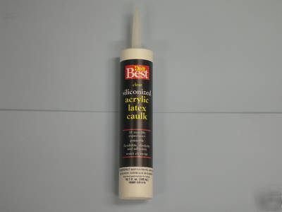 10.1 oz do it best clear siliconized caulk 009326770147