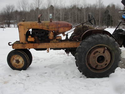 Allis chalmers wc 1947 complete tractor runs great .