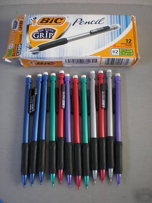 Bicmatic grip mechanical pencil 12 pak 0.7MM medium tip