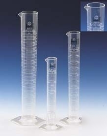 Brandtech class a graduated cylinders, pmp, certified