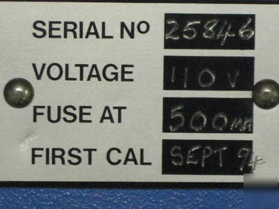 Crane electronics torque tester 12 tested & calibrated