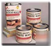 Dark brown floor paste wax (1-lb)