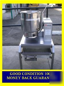 Groen tdh 20 nat gas groen steam jacketed kettle 20 qt