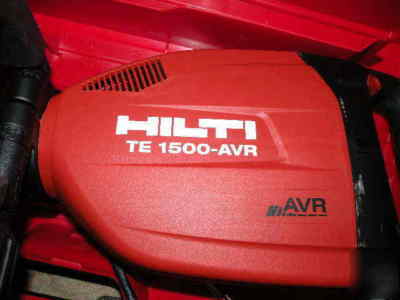 Hilti te-1500 avr demolition breaking hammer breaker