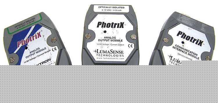 Lot 3 luxtron lumasense photrix comm enet output module