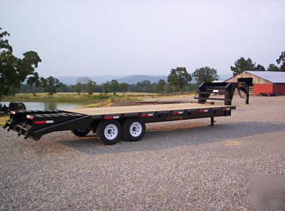 New 2010 20' plus 5' gooseneck equipment trailer