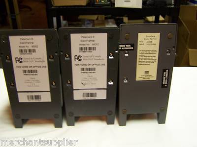 (3) used data card silent partner printers