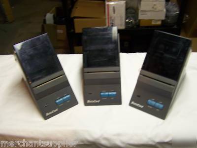 (3) used data card silent partner printers