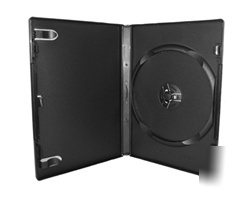 25 black single dvd cases 