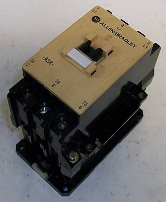 Allen bradley 100-A38ND3 non-reversing contactor 38A