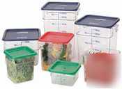 Cambro translucent camsquare 12QT |6 ea| 12SFSPP