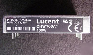 Dc-to-dc converter 100W 48V to 5V lucent, tested