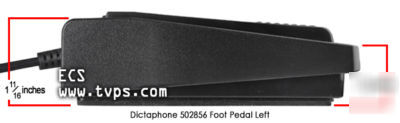 Dictaphone 0502856 502856 transcriber foot pedal