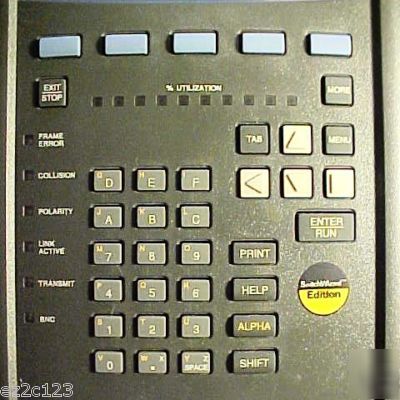 Fluke 683 enterprise lanmeter 10/100 ethernet & adapter