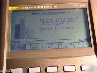 Fluke 683 enterprise lanmeter 10/100 ethernet & adapter