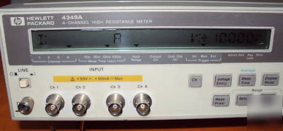 Hp/agilent 4349A 4 channel high resistrance meter 