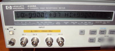 Hp/agilent 4349A 4 channel high resistrance meter 