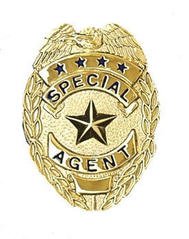 Mini special agent badge