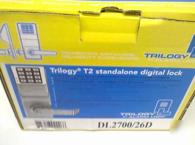 New alarm lock trilogy DL2700 pushbutton lock schlage 