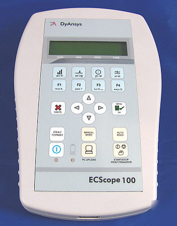 New dyansys ecscope 100 portable 12 lead ecg unit- 