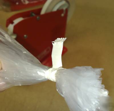 New heavy duty wide mouth bag taper with bag trimmer 