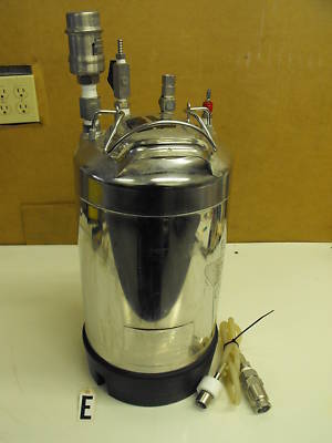 Pope scientific inc. 140 psi 316 stainless steel tank 