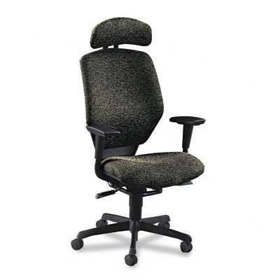 Resolution series ultra high-backchair iron gray fabric