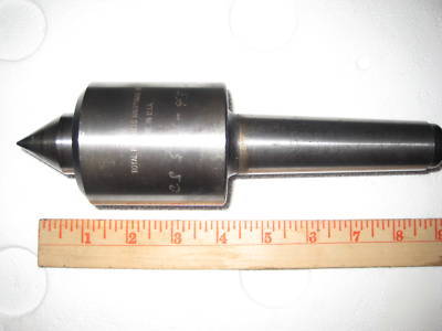 Royal quad bearing live center with # 4 m. t. 6000 rpm