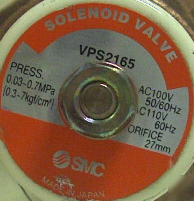 Smc valve VPS2165-10 (AC110V) solenoid valve body brass