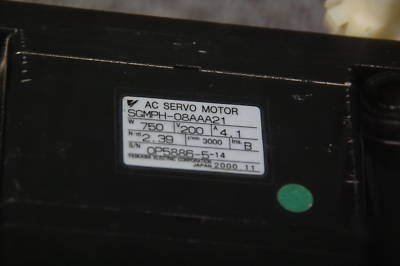 Yaskawa sigma-ii 750W servo pack,motor 3AXES,cnc, #2