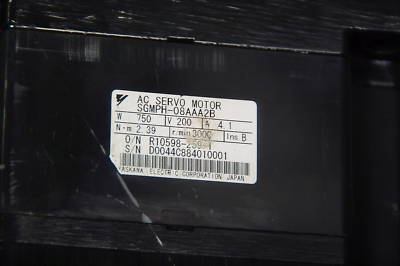 Yaskawa sigma-ii 750W servo pack,motor 3AXES,cnc, #2