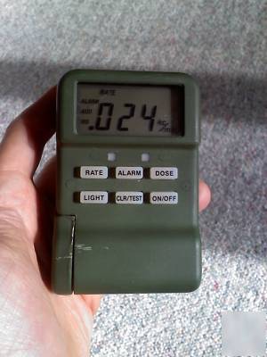  military style personal beta radiation monitor rare 