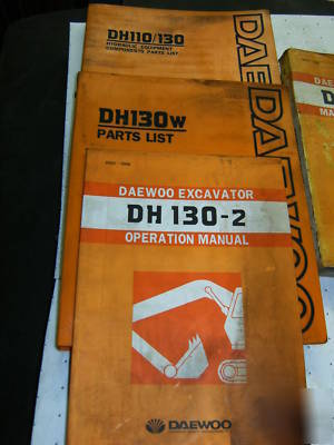 Daewoo excavator manuals DH130-2 